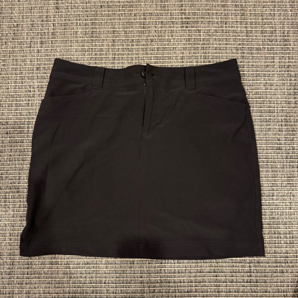 Eddie Bauer Black Mini Pencil Skorts